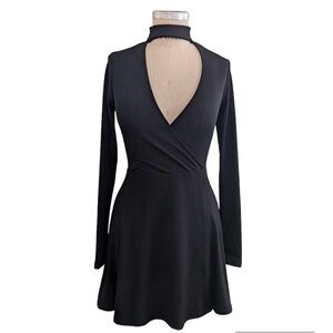 Urban Outfitters Black Dress Keyhole Front